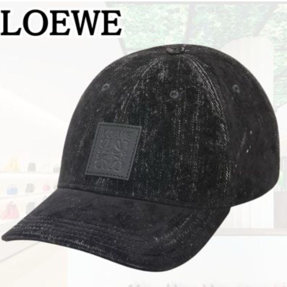 Loewe Charcoal Gray Logo Baseball Cap